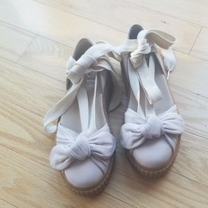 Fenty puma by Rihanna bow creeper platform…